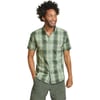 Eddie Bauer Mens ShortSleeve Voyager Flex ShirtCeladon