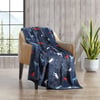 Eddie Bauer Throw Blanket Ultra Soft Plush Fleece Bedding Home Decor for All Seasons 50 x 70 Americana Plaid RedThrow Buddy the Dog Blue