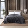 Eddie Bauer Twin Blanket Ultra Soft amp Cozy Plush Home Dcor All Season Bedding Solid Grey TwinKing Dark Grey