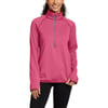 Eddie Bauer Womens Activator Grid Fleece HalfZipBerry