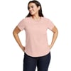 Eddie Bauer Womens Departure ShortSleeve Pocket TShirtPale Pink