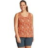 Eddie Bauer Womens Everday Essentials Tank Top  PrintPetite Dusty Coral