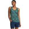 Eddie Bauer Womens Everday Essentials Tank Top  PrintPetite Dusty Jade