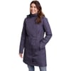 Eddie Bauer Womens Girl On The Go Insulated Trench CoatPetite Dk Mulberry