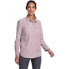 Eddie Bauer Womens Mountain Ripstop LongSleeve ShirtTall Dusty Iris