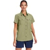 Eddie Bauer Womens Mountain Ripstop ShortSleeve ShirtRegular Eucalyptus