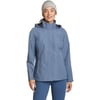 Eddie Bauer Womens Packable Rainfoil JacketStandard Blue Haze Recycled