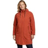 Eddie Bauer Womens Port Townsend Trench CoatRed Clay