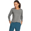 Eddie Bauer Womens Resolution LongSleeve TShirtDark Smoke