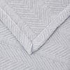 Eddie Bauer  Queen Blanket Lightweight Cotton Bedding Home Decor for All Seasons Herringbone Bone QueenChrome