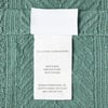 Eddie Bauer  Queen Blanket Lightweight Cotton Bedding Home Decor for All Seasons Herringbone Bone QueenGreen