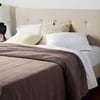 Eddie Bauer  Queen Blanket Lightweight Cotton Bedding Home Decor for All Seasons Herringbone Bone QueenMushroom