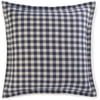 Eddie Bauer Home  Euro Sham Set Cotton Reversible Pillow Covers with Hidden Zipper Kingston Navy 2 PieceNavy