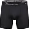 imageEddie Bauer Mens 5quot No Fly Performance Boxer Brief Underwear 3 Pack or 4 PackBrushed BlackDusty IndigoBlue Smoke