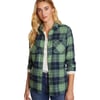 imageEddie Bauer Womens Firelight Flannel ShirtBasil Green