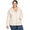 imageEddie Bauer Womens Size Ls Czy Camp Fz HoodPlusIvory