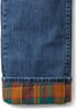 imageEddie Bauer Mens Field Flex FlannelLined Straight JeansMeridian Blue