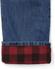 imageEddie Bauer Mens H2Low Flex FlannelLined JeansDk Meridian