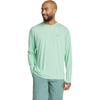 imageEddie Bauer Mens Marine Air UPF LongSleeve CrewBottle Green