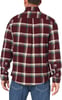 imageEddie Bauer Mens Classic Fit Favorite LongSleeve Flannel ShirtBurgundy