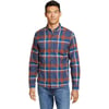 imageEddie Bauer Mens Eddies Favorite Flannel Shirt  SlimNavy Heather