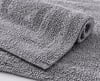 imageEddie Bauer  Bathroom Rugs Set Soft Tufted Cotton Bathroom Decor Super Absorbent ampamp Quick Dry Logan Chrome Grey 2 PieceChrome Grey