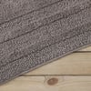 imageEddie Bauer  Bathroom Rugs Set Soft Tufted Cotton Bathroom Decor Super Absorbent ampamp Quick Dry Logan Chrome Grey 2 PieceMedium Brown