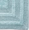 imageEddie Bauer  Bathroom Rugs Set Soft Tufted Cotton Bathroom Decor Super Absorbent ampamp Quick Dry Logan Chrome Grey 2 PieceTurquoise