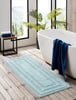 imageEddie Bauer  Bathroom Rugs Set Soft Tufted Cotton Bathroom Decor Super Absorbent ampamp Quick Dry Logan Chrome Grey 2 PieceTurquoise