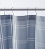 imageEddie Bauer  Shower Curtain Lightweight Cotton Bathroom Decor Buttonhole Top Cabin Plaid Green 72quot x 72quotKettle Falls Blue