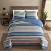 imageEddie Bauer  Twin Quilt Set Reversible Bedding with Matching Sham Lightweight Home Decor for All Seasons Hidden Lake Blue TwinBlueGreenOrange