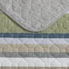 imageEddie Bauer  Twin Quilt Set Reversible Bedding with Matching Sham Lightweight Home Decor for All Seasons Hidden Lake Blue TwinSalmon Ladder Beige