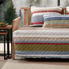 imageEddie Bauer Daybed Set 4 Piece Cotton Bedding Set All Season Lodge Home Dcor Salmon Ladder Multi DaybedSalmon Ladder Beige