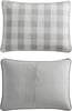 imageEddie Bauer Twin Quilt Set Cotton Reversible Bedding with Matching Sham Home Decor for All Seasons Lakehouse Plaid Light Grey Twin