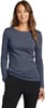 imageEddie Bauer Womens Favorite LongSleeve Crewneck TShirtHtr Indigo