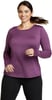 imageEddie Bauer Womens Resolution Stretch LongSleeve TShirtWineberry