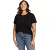 imageEddie Bauer Womens Everyday Essentials Short Sleeve TShirt  SolidBlack