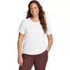 imageEddie Bauer Womens Everyday Essentials Short Sleeve TShirt  SolidWhite