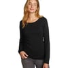 imageEddie Bauer Womens Favorite LongSleeve Crewneck TShirtBlack