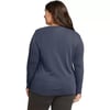 imageEddie Bauer Womens Favorite LongSleeve Crewneck TShirtHtr Indigo