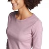 imageEddie Bauer Womens Favorite LongSleeve Crewneck TShirtMed Htr Gray