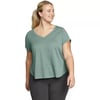 imageEddie Bauer Womens Gate Check ShortSleeve TShirtDk Seafoam