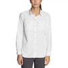 imageEddie Bauer Womens Mountain Ripstop LongSleeve ShirtWhite