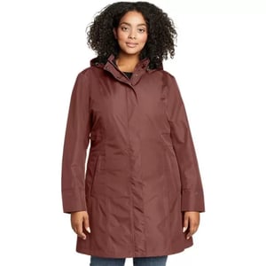 Eddie Bauer Womens Girl on the Go Trench CoatRedwood