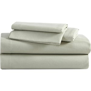 Eddie Bauer  Twin Sheets Cotton Flannel Bedding Set Brushed for Extra Softness Cozy Home Decor Grey TwinGreen Twin