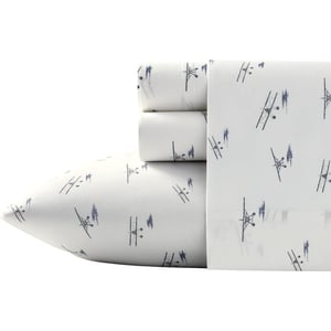 Eddie Bauer  Twin Sheets Cotton Percale Bedding Set Crisp amp Cool Home Decor Eddies Oar 3 pieces Twin White and BlueTwin XL Sea Planes WhiteRedBlue