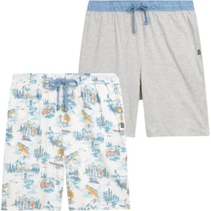 Eddie Bauer Mens 2 Pack Lounge Shorts  Pajama Bottoms Casual Drawstring Shorts with Pockets for MenCombo 3