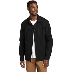 Eddie Bauer Mens Acclivity Shirt JacketBlack