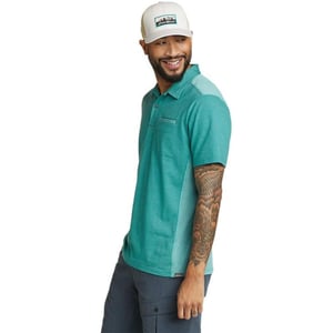 Eddie Bauer Mens Adventurer ShortSleeve Polo ShirtRegular Dusty Jade