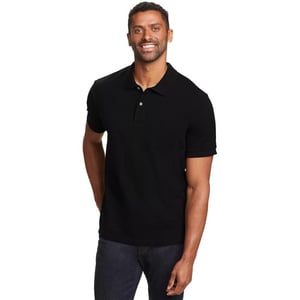 Eddie Bauer Mens Classic Field Pro ShortSleeve Polo ShirtBlack